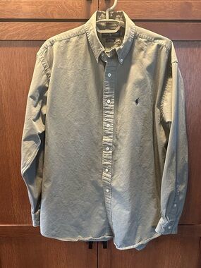 Ralph Lauren Blake Cotton Long Sleeve Shirt. Size Large.